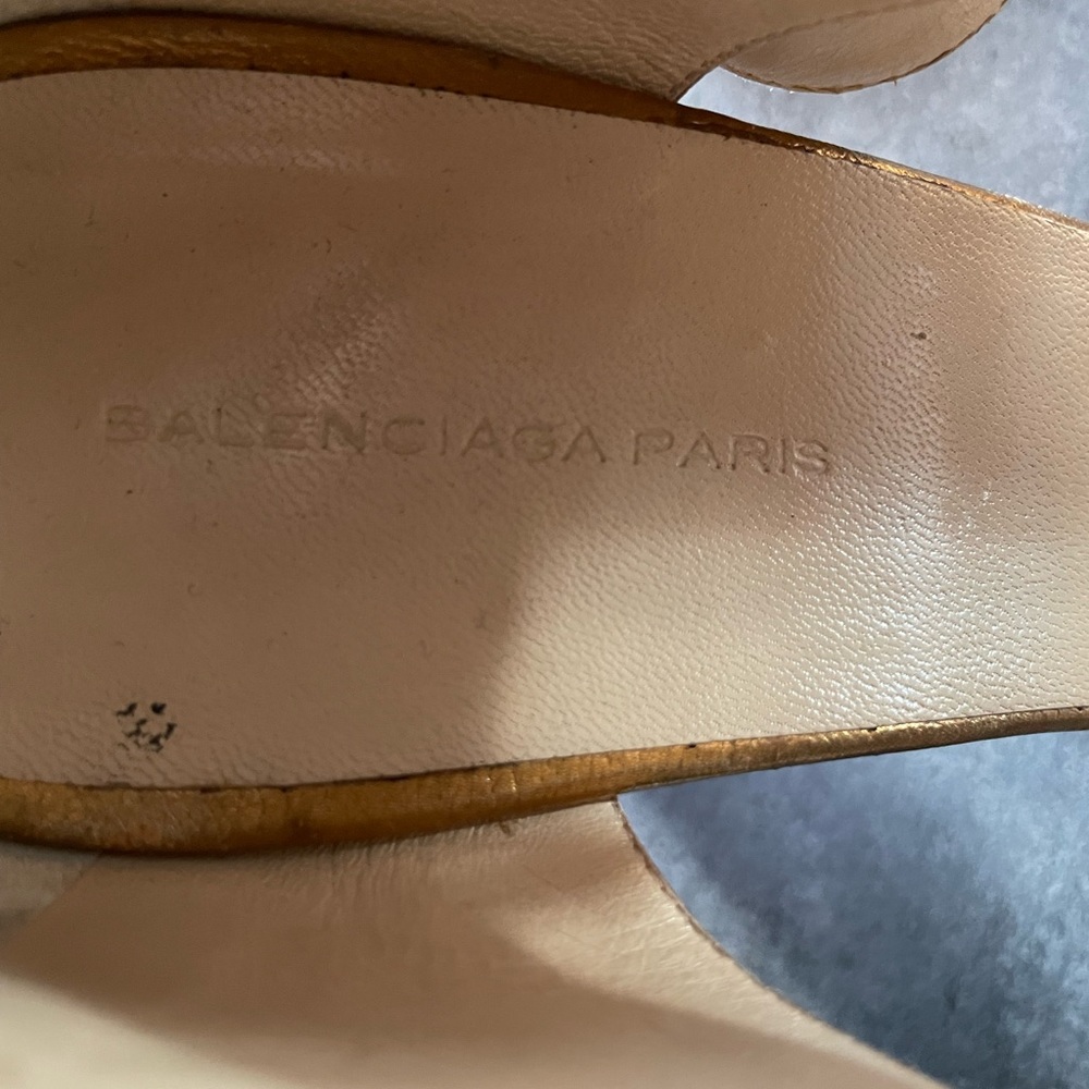 Balenciaga gold High heel Sandal in size 40 - Picture 10 of 10